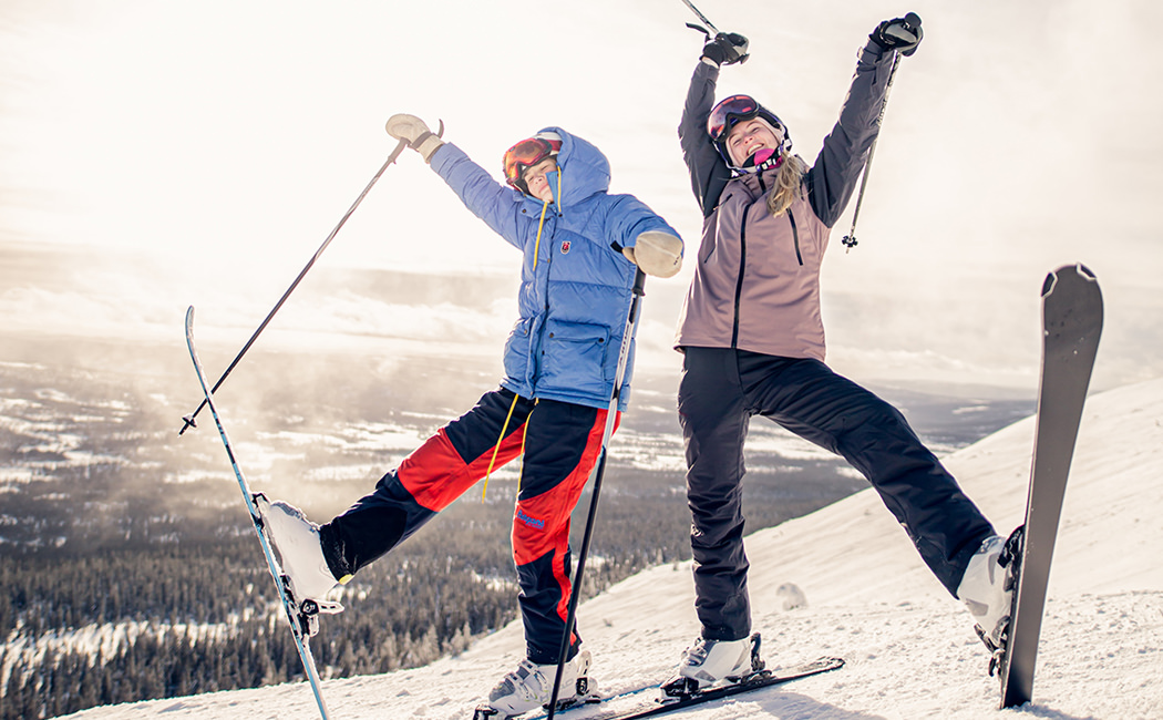People Skiing in Snow People Skiing in Snow
